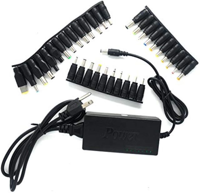 Aismartlink Universal AC Power Adapter Charger 96W with 34 Pcs Adapters 12V-24V Compatible