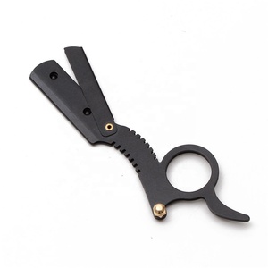 Rasoir de sécurité classique en acier inoxydable de haute qualité avec poignée ergonomique pour le rasage du visage, lame unique remplaçable pour sourcils et barbe - Product Image 3
