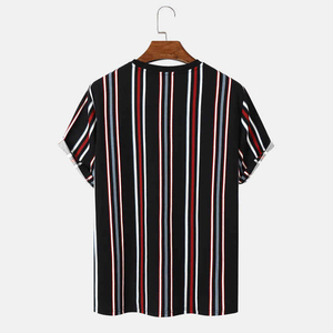 Buen Material Oem Services Tasa de fábrica Mejor fabricante profesional Transpirable Diseño único Ringer Camisetas lisas para hombres - Product Image 4