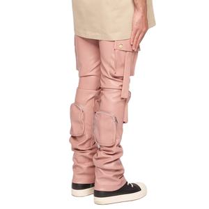 กางเกงวอร์มหนังสำหรับผู้ชายกางเกงสเวตเตอร์หนังสำหรับฤดูหนาว - Product Image 2