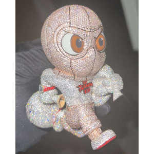 Personalizado diseño de dibujos animados laboratorio cultivado diamante fino colgantes y dijes Hip Hop Bling joyería oro blanco declaración personalizada fianza - Product Image 1