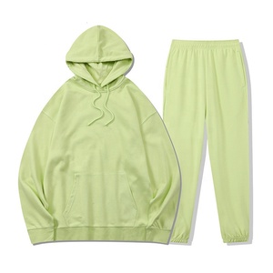 Conjunto Deportivo de Algodón Ecológico de Primera Calidad, Personalizado, para Hombre, Talla Grande, Estilo Urbano, para Gimnasio, Felpa Sólida, para Invierno - Product Image 3