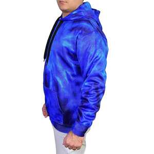 Sweat à capuche pour homme de haute qualité, impression par sublimation personnalisée, respirant, en molleton brodé, décontracté, pour l'hiver, style streetwear, coupe ajustée, confortable - Product Image 5