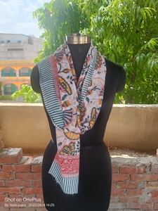 Pareos de algodón 100% para mujer, pareos de playa, pareos indios hechos a mano, bufandas estampadas en bloque, venta al por mayor, bufandas con tarifa de precio barato - Product Image 5