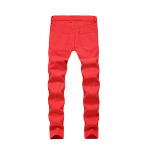 บริการ OEM กางเกงยีนส์ขาดๆสำหรับผู้ชาย, กางเกงยีนส์สวมใส่สบายคุณภาพระดับพรีเมียมพร้อมคุณสมบัติระบายอากาศได้ดีดีไซน์ใหม่ล่าสุดสำหรับฤดูหนาว - Product Image 2