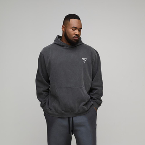 Sweat-shirts unisexes de haute qualité, imprimés à la demande, sweats-shirts surdimensionnés pour hommes, sweats-shirts en molleton de coton pour hommes - Product Image 2