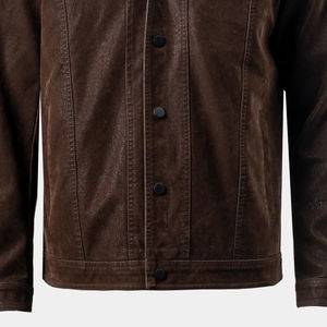 Veste en jean personnalisable ODM du fabricant direct, marron foncé, olive foncé, manches longues, style urbain d'hiver, vêtements de neige, marin 3D - Product Image 3