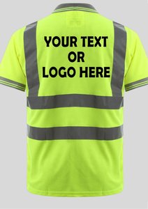 Camiseta Polo Reflectante de Alta Visibilidad para Hombre, Ropa de Trabajo de Seguridad para Verano, Gran Venta - Product Image 4