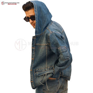 Top mode hommes vestes nouvelle dernière vente chaude fantaisie décontracté classique élasticité Denim manteau jean hommes veste pour homme - Product Image 6