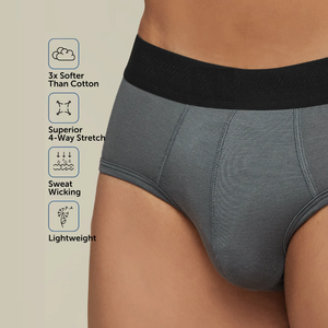 กางเกงในชายแบบโมดอล ระบายอากาศได้ดี เซ็กซี่ สวมใส่สบาย ทรงพรีเมียม ทนทาน สไตล์บ็อกเซอร์ - Product Image 3