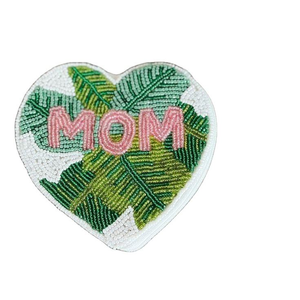 กระเป๋าใส่เหรียญปักลูกปัดรูปหัวใจทำด้วยมือกระเป๋าใส่เหรียญกระเป๋าใส่เหรียญลูกปัดสำหรับคุณแม่เป็นของขวัญสำหรับผู้หญิงและเด็กผู้หญิง - Product Image 2