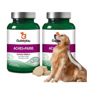 Compresse di integratori per anca e articolazioni per animali domestici con etichetta privata per cani aiutano ad alleviare i dolori muscolari e articolari e all'anca - Product Image 1