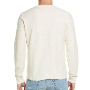 Sudadera de algodón con cuello redondo para Jogger, ropa para Parte Superior Femenina, personalizada, color blanco, de alta calidad, venta al por mayor - Product Image 3