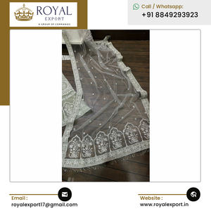 Hermosa y lujosa ropa de boda y fiesta Ropa Étnica Georgette Lehenga Choli con Secuencia y trabajo Zari - Product Image 4