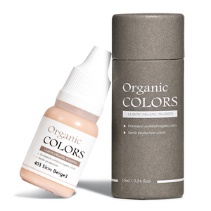 Tinta de Tatuaje Orgánica Manual Lashmonster Color Ombre 403 Beige Piel1, Pigmentos de Microblading Semipermanentes No Nicticos para Principiantes - Product Image 1