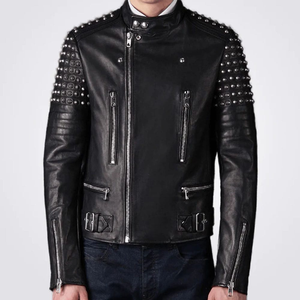 Leather <b>Jacket</b> for Men Stylish All Sizes with Customized Logo and Privet Label Leather <b>Jacket</b> Waterproof - Product Image 1
