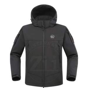 <b>Men's</b> Premium Quality Softshell <b>Safari</b> <b>Jacket</b> Winter Waterproof Windproof Breathable Eco-Friendly Reversible Hood Zipper Plus - Product Image 5