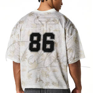 Nouveau maillot de football américain personnalisé 2026, respirant, imprimé, manches courtes, haute qualité, unisexe, adulte - Product Image 2