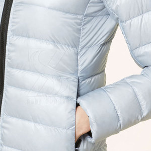 Fashion Women Puffer Jacket <b>Zipper</b> Closure Windproof Design for Outdoor Activities Puffer Jacket - Product Image 5