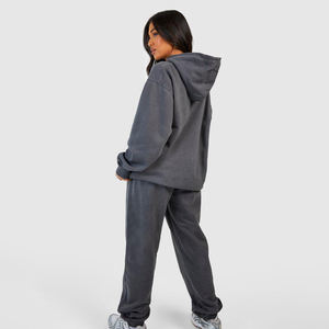 Ensemble de survêtements pour femmes 100% coton personnalisé OEM grande taille de printemps couleur personnalisée léger respirant vente en gros - Product Image 4