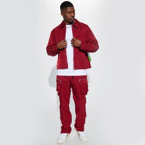 Pantalones Cargo de Primera Calidad para Hombre, Color Personalizado, Material de Poliéster/Algodón, Múltiples Bolsillos, Casuales, Transpirables, Ecológicos y Ligeros - Product Image 3