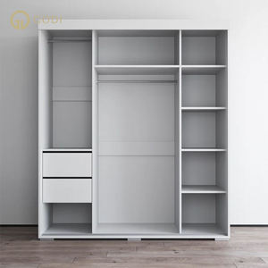 Muebles de Dormitorio GODI, Armario de Madera con Tres Puertas Corredizas, <span class=keywords><strong>Roperos</strong></span> <span class=keywords><strong>y</strong></span> <span class=keywords><strong>Closets</strong></span> de Madera para Armar, Sistemas Modernos - Product Image 4