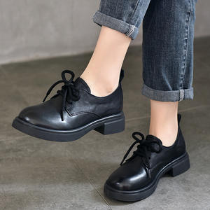 Bottes hautes pour femmes, couleur miel, chaudes, à talon plat, pour l'automne, chaussures décontractées pour tous les jours - Product Image 2