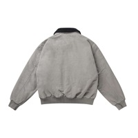 Blouson Bomber Unisexe Personnalisé en Toile Vintage Écologique Coupe-Vent Réversible Anti-UV pour Travail d'Hiver – Idéal pour les Charpentiers