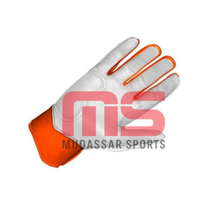 Gants de frappeur de baseball à manchette longue personnalisés fabricants conception de logo en cuir véritable hommes enfants jeunes adultes gants de frappeur de baseball - Product Image 2