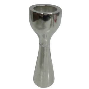 Bougeoir de luxe décoratif blanc délavé pour la maison, bougeoir pour décoration de mariage fait à la main - Product Image 2