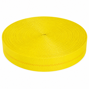 Rouleau de sangle en polyester de 3 pouces, résistance à l'usure supérieure pour la fabrication de sangles à cliquet et la fixation de cargaisons, usine OEM - Product Image 1