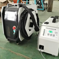 Machine de soudage laser haute puissance de 1500 W pour le nettoyage de la rouille des métaux lourds à grande échelle, outil portable