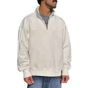 Sudadera con cremallera Streatwear de moda para hombre con logotipo personalizado disponible - Product Image 1