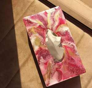 Boîte à mouchoirs en résine légère, écologique et haut de gamme, très demandée pour la maison, les hôtels et les restaurants - Exportateur indien - Product Image 1