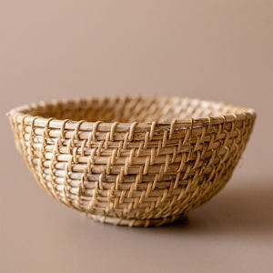 Bol rond en rotin naturel tissé à la main, tailles personnalisables, mini panier, nouveau design, bols à fruits tissés en provenance du Vietnam - Product Image 6