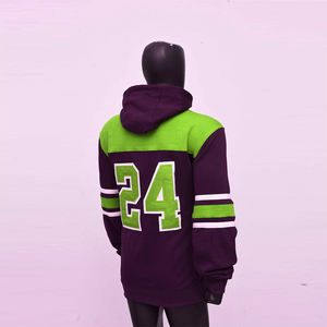 Custom Ice Hockey Hoodies Men Thick Fleece Sweatshirts <b>Personalised</b> Name & Number Warm Winter Hoodie - Product Image 6