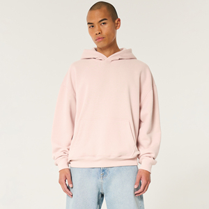 Alta calidad Pullover 350gsm Slimfit Sudadera con capucha Logotipo personalizado En blanco Unisex Negro Peso pesado Sudaderas con capucha para hombre - Product Image 1