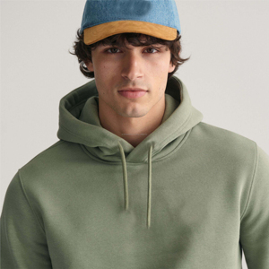 Sudadera con Capucha Extra Grande de Algodón Orgánico para Hombre, Estilo Sólido de Invierno con Serigrafía, Felpa Lisa Teñida, 100% Algodón - Product Image 3