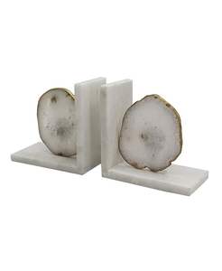 Nueva llegada Venta más caliente con la mejor calidad Fineshed Mármol natural Sujetalibros para la decoración del hogar con el precio más bajo - Product Image 2