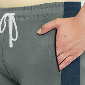 Pantalon d'entraînement décontracté pour homme grande taille personnalisé avec logo personnalisé vêtements de sport droits à taille moyenne délavés en foncé légers pour l'extérieur - Product Image 2