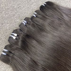 100% extensions de cheveux vietnamiennes crues naturelles une machine donneuse Double trame bon prix disponible en toutes quantités - Product Image 4