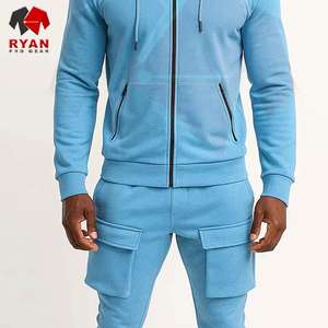 ชุดวอร์มผู้ชายแบบสั่งทำพิเศษ เนื้อผ้าสวมใส่สบาย ระบายอากาศได้ดี พร้อมโลโก้แบบกำหนดเอง ดีไซน์ ODM - Product Image 1