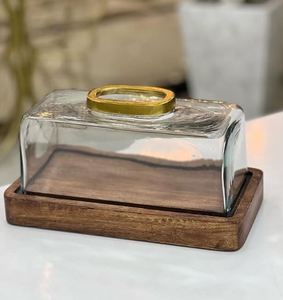 Stylish Mango Wood & Casted Aluminium Napkin <b>Holder</b> Elegant <b>Tissue</b> <b>Box</b> Made In" - Product Image 5