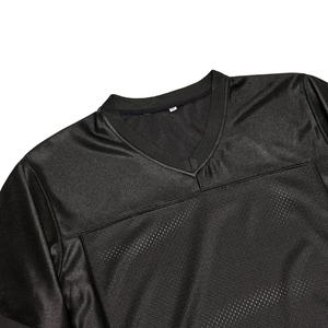 Maillot de football américain TBF-141 imprimé en tissu mesh respirant, durable, léger, col en V, manches courtes, séchage rapide, confortable - Product Image 4