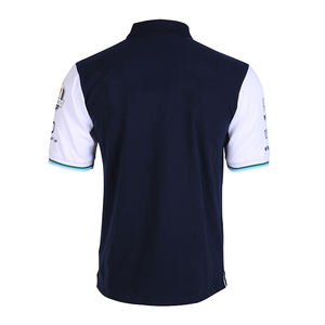 Logotipo de impresión bordado personalizado telas que absorben la humedad 100% algodón poliéster hombres uniforme liso en blanco Polo de Golf para hombres - Product Image 4