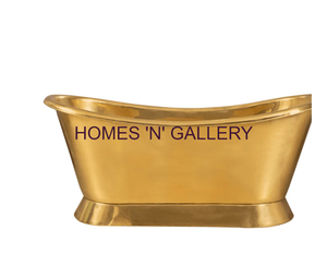 Bañera de latón hecha a mano para decoración de baños, hoteles/villas y uso doméstico disponible a precio mayorista - Product Image 4