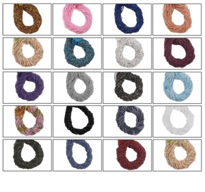 Chaîne de perles en howlite facettées en forme de cube, 22,5 mm, pierres précieuses blanches naturelles, 13 pouces, pour la fabrication de bijoux - Product Image 6