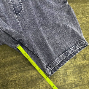 Shorts d'été pour hommes de haute qualité, respirants, en denim délavé à l'acide, avec cordon de serrage, style décontracté, coupe droite, options de lavage clair ou foncé - Product Image 5