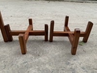 Rak Tanaman Kayu Lipat Modern Elegan, Desain Stylish untuk Penggunaan Luar Ruangan di Rumah, Pot Bunga, Planter UNI EXIM