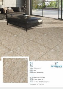 SÉRIE WHITE WAVE AVEC CARRELAGES DE SOL EN PORCELAINE POLIE VITRIFIÉS NUMÉRIQUES À HAUTE BRILLANCE - Product Image 6